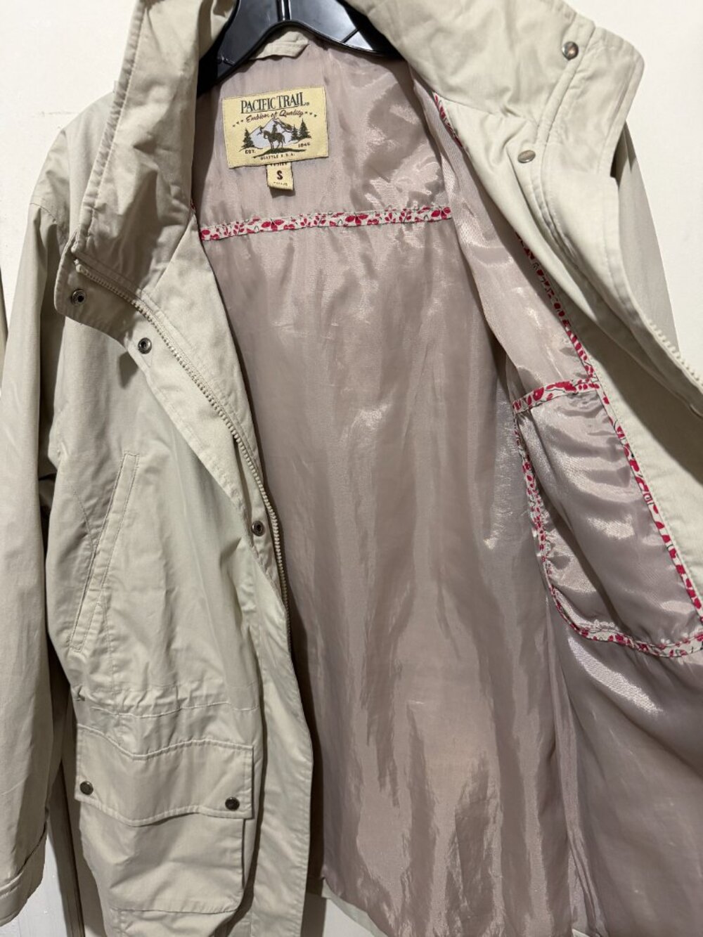 Vintage Pacific Trail Utility/Field Parka 90s Jacket Hooded - Picture 5 of 16